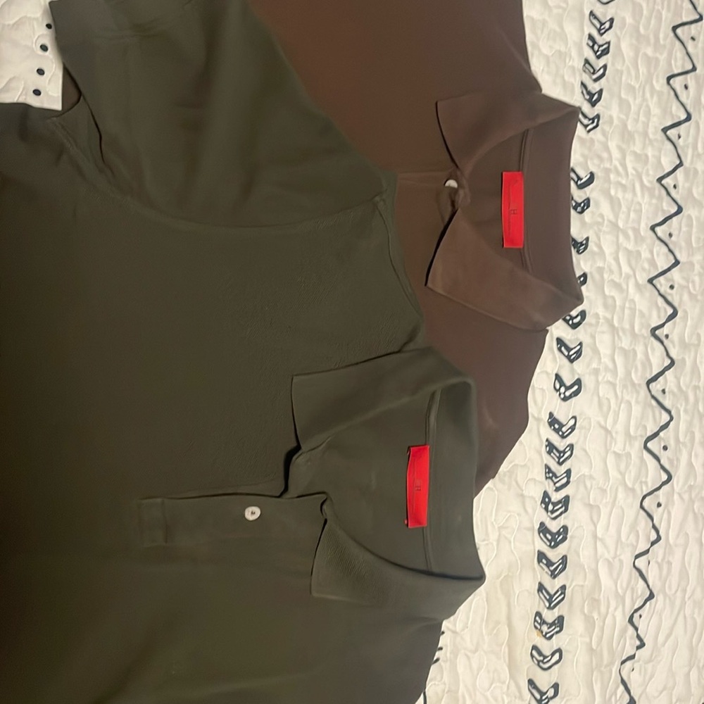 2 XL Carolina Herrera polo shirts